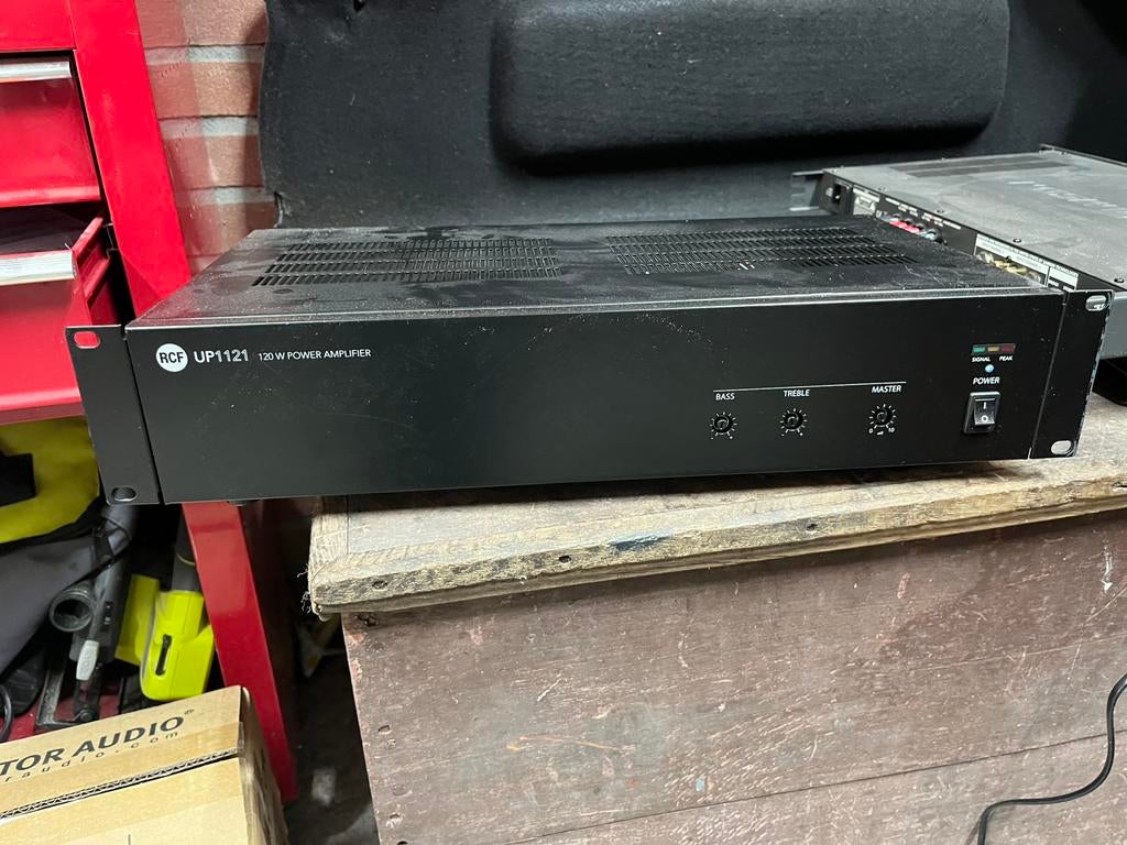RCF UP 1121 100V versterker / installatie amp, Ophalen of Verzenden, Zo goed als nieuw, Audio
