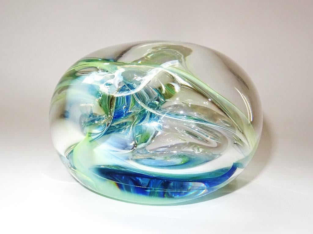 Siem van der Marel - glasobject Bodemschat, Ophalen of Verzenden