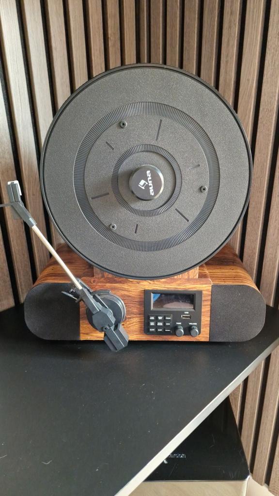 Auna verticale pick-up, Audio, Tv en Foto, Platenspelers, Zo goed als nieuw, Platenspeler, Overige merken, USB-aansluiting, Ophalen