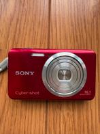 Sony Cyber-shot DSC-W650 Camera Rood 16.1 Megapixels, Ophalen, Compact, 4 t/m 7 keer, Sony