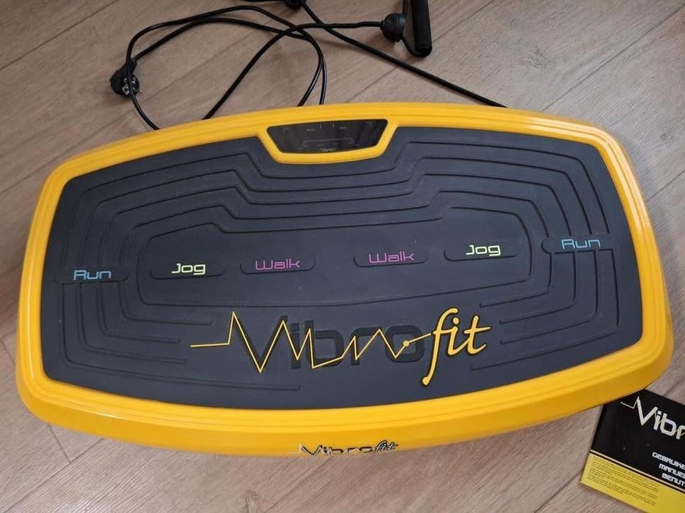 Vibrofit trilplaat fitnessapparaat fitness, Sport en Fitness, Fitnessapparatuur, Ophalen, Kunststof, Trilplaat