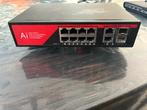 NetwerkSwitch met POE, Computers en Software, Netwerk switches, Ophalen, Zo goed als nieuw