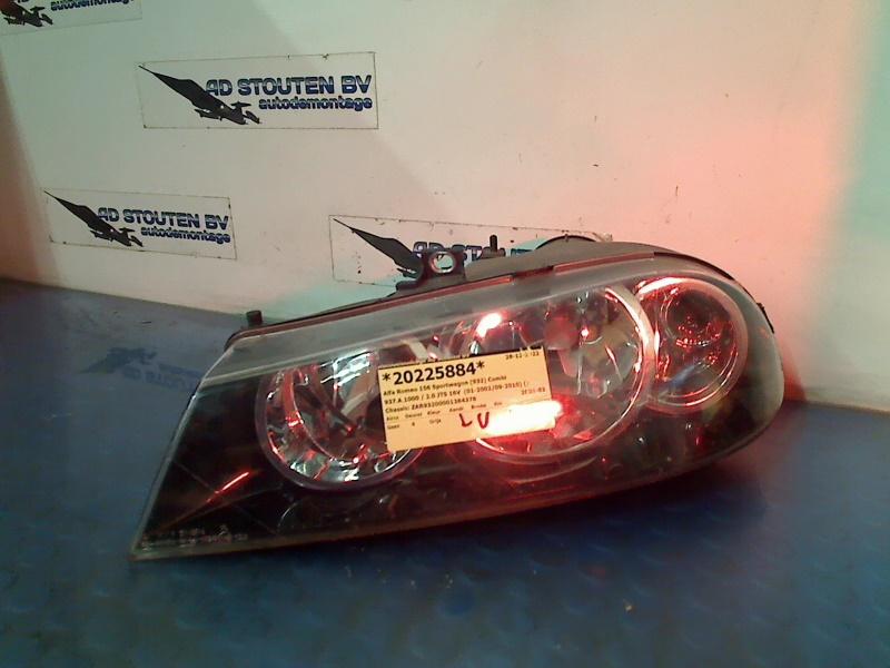 Koplamp Links Alfa Romeo 156 Sportwagon (932) 2005 20A744RS1, Stellantis Europe S.p.A, Gebruikt, IPC D1-09 Bahnhofsplatz, Rüsselsheim am Main 65423, , Duitsland