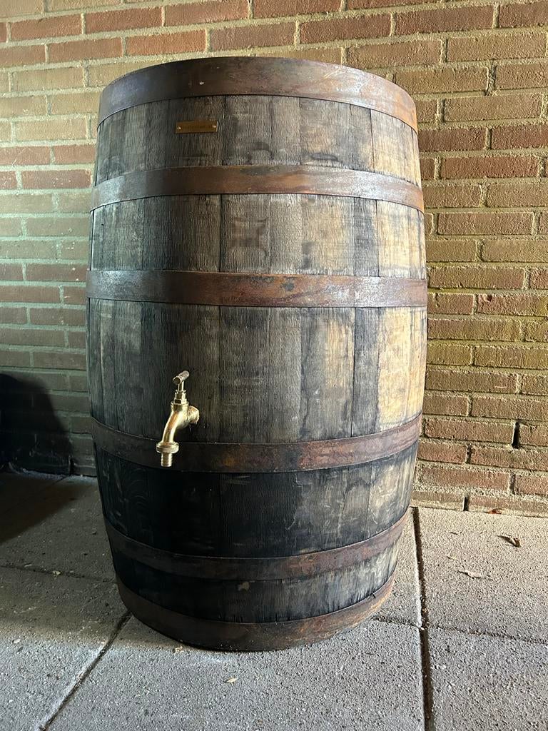 Houten regenton met kraan - Whisky vat barrel, Ophalen, Gebruikt, Met kraantje, 150 liter of meer
