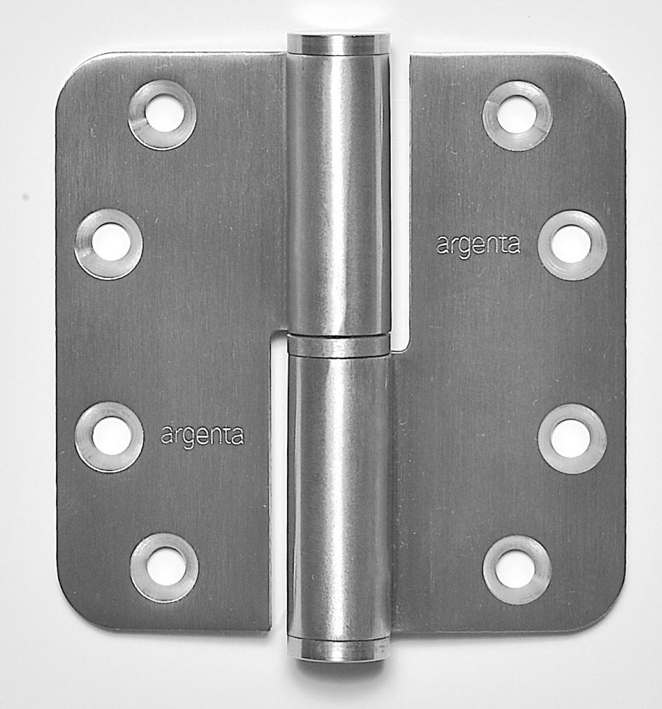 RVS Kogelstiftpaumelle rechts 89x89x3mm 16mm ( nog 15 stuks), Ophalen of Verzenden, Nieuw, Minder dan 200 cm