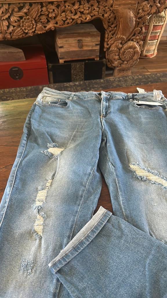 MS mode jeans 48, Ophalen of Verzenden, Nieuw, Blauw, Overige jeansmaten