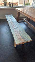 Houten eetkamerbank, Ophalen, Minder dan 50 cm, Gebruikt, 125 cm of meer
