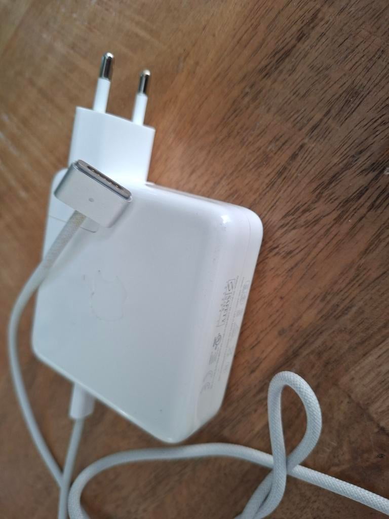 Originele Apple USB-C adapter 61W A1718 met MagSafe 2 kabel, Ophalen of Verzenden, Gebruikt, Apple