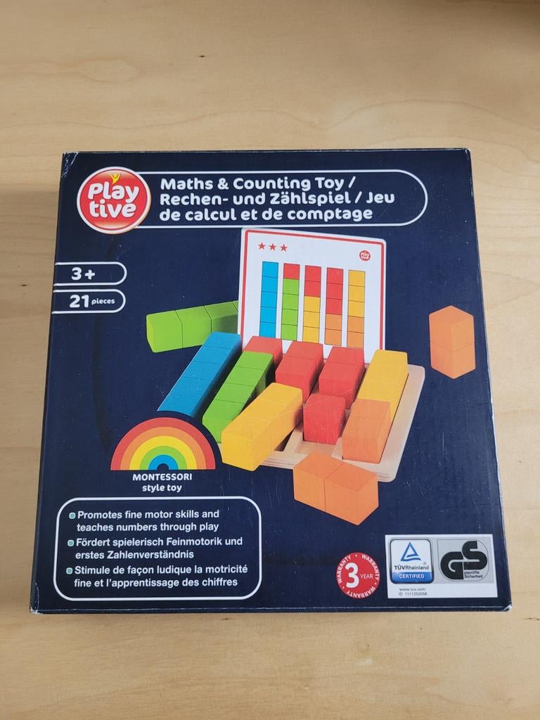 Houten rekenspel Playtive Lidl, Ophalen of Verzenden, Zo goed als nieuw, Rekenen