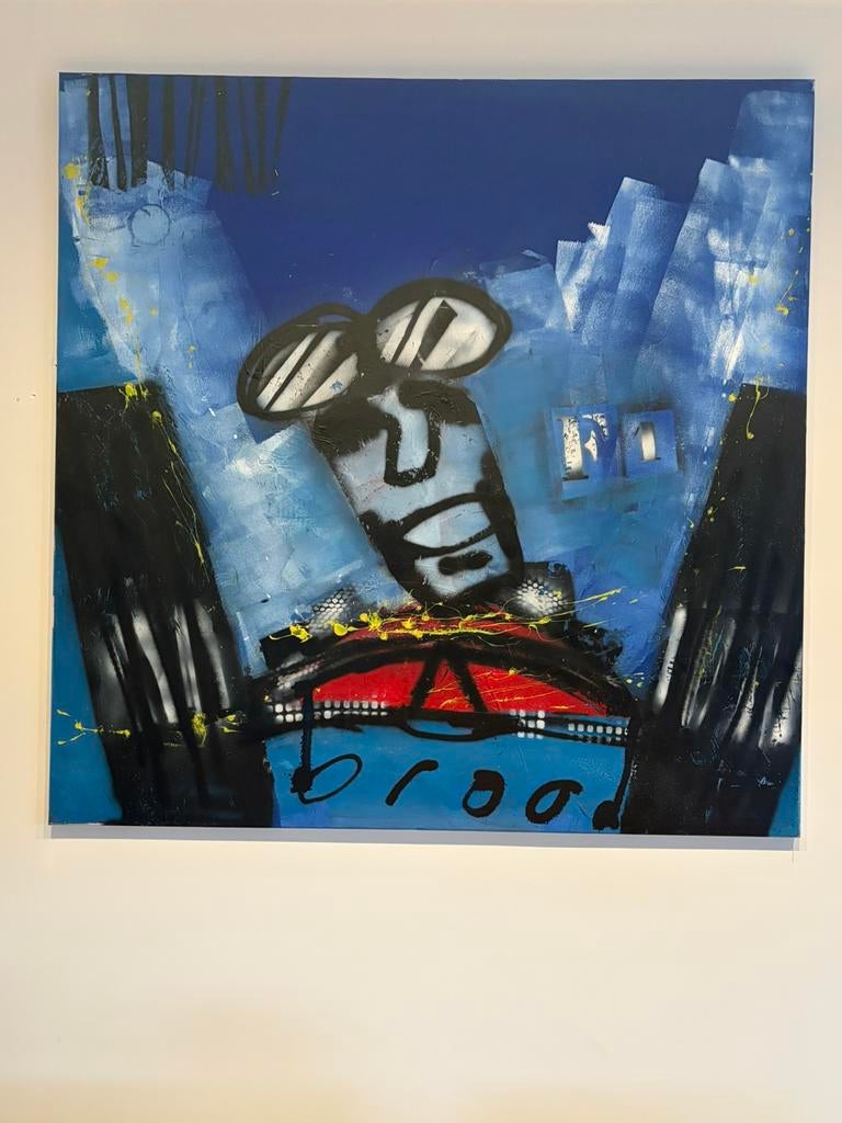 Herman brood racing, Antiek en Kunst, Kunst | Litho's en Zeefdrukken, Ophalen