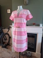 River Woods roze wit rode jurk riempje 40, Verzenden, River Woods, Maat 42/44 (L), Zo goed als nieuw
