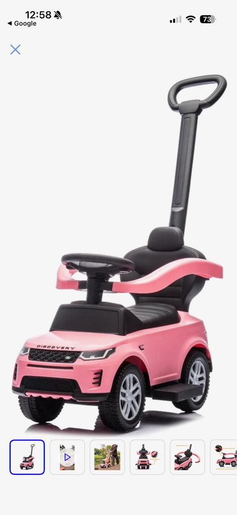 Duw auto, Kinderen en Baby's, Speelgoed | Buiten | Accuvoertuigen, Ophalen of Verzenden, Zo goed als nieuw