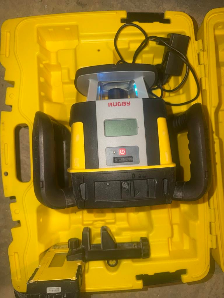 Leica Rugby Laser - Robuuste Rotatielaser met Ontvanger, Ophalen, Gebruikt, Afstand