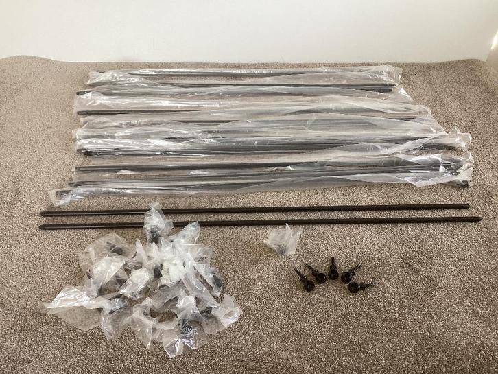 Traproeden  Zwart, Huis en Inrichting, Stoffering | Tapijten en Kleden, Zo goed als nieuw, 50 tot 100 cm, 50 tot 100 cm, Rond