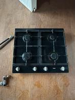 Kookplaat gas, Ophalen, 4 kookzones, Zo goed als nieuw, Inbouw