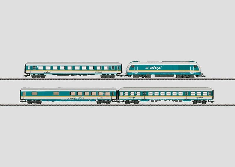 Märklin 26552 – Treinset "ALEX" Arriva-Länderbahn – Digitaal, Hobby en Vrije tijd, Modeltreinen | H0, Ophalen, Wisselstroom, Treinset