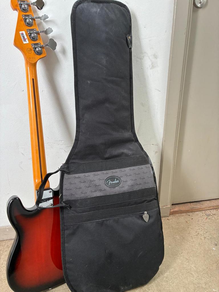Goede SX short scale basgitaar met tas, Ophalen, Gebruikt, Elektrisch