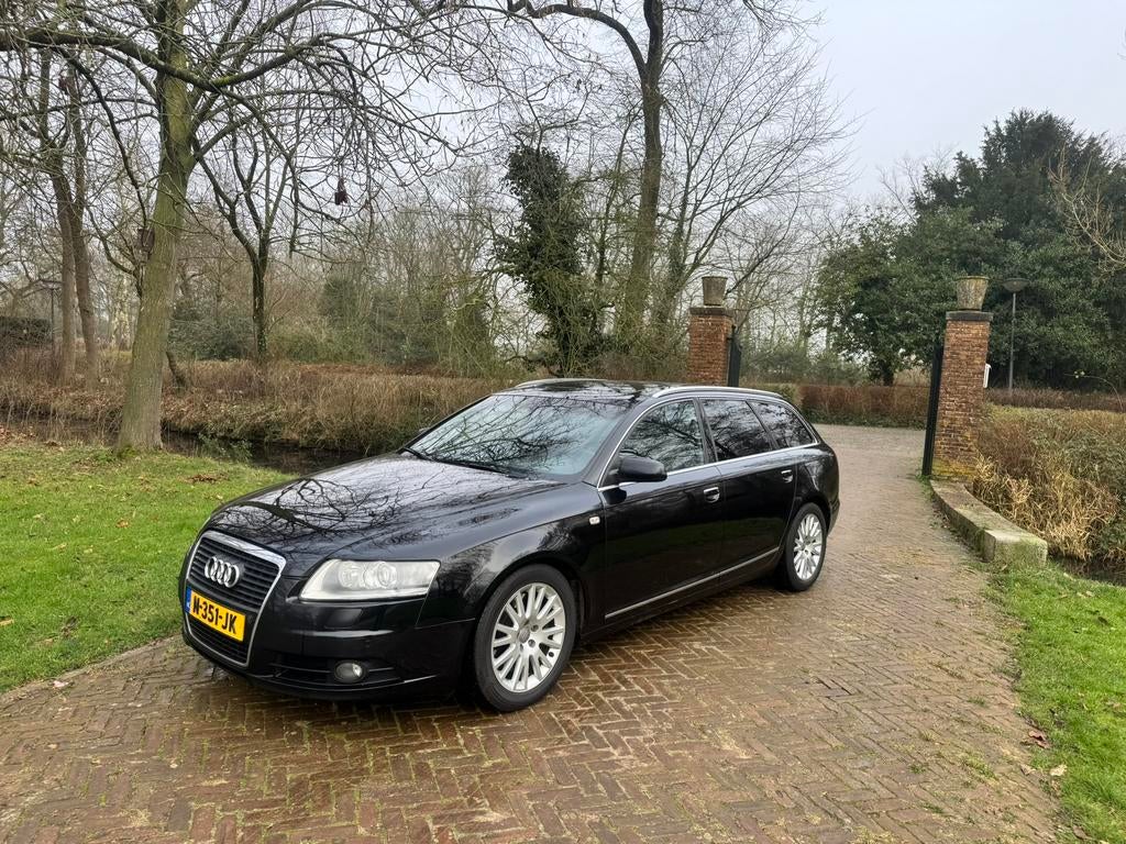 Audi A6 3.2 FSI 188KW Avant Quattro AUT 2008 Zwart, Auto's, Automaat, 1715 kg, Zwart, Stationwagon