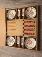 Nieuwe sushi set keramiek met eetstokjes, Ophalen of Verzenden, Nieuw