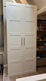 Twee witte deuren van IKEA PAX, 100 tot 150 cm, 200 cm of meer, Ophalen of Verzenden, Zo goed als nieuw