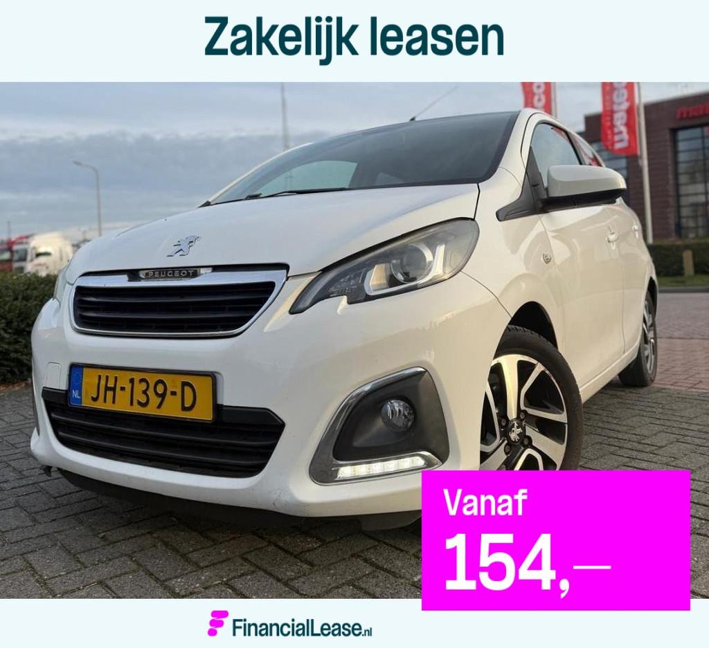 Peugeot 108 1.0 VTi Allure, Gebruikt, Euro 6, 4 stoelen, Wit