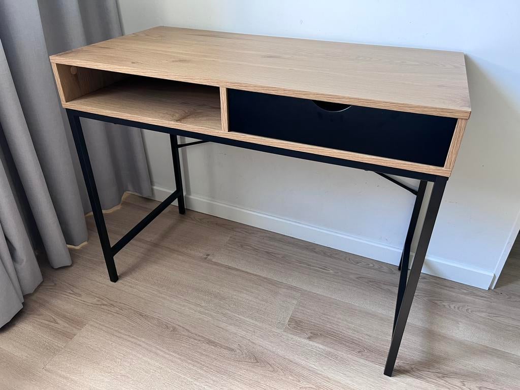 Trappedal bureau, Overige typen, 48 cm, Spaanplaat of MDF, Bruin