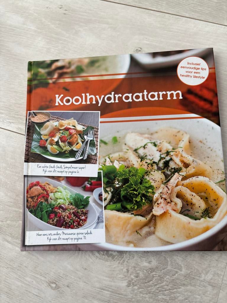 Koolhydraatarm Kookboek - Gezond en Lekker Eten, Boeken, Kookboeken, Zo goed als nieuw, Hoofdgerechten, Overige gebieden, Gezond koken