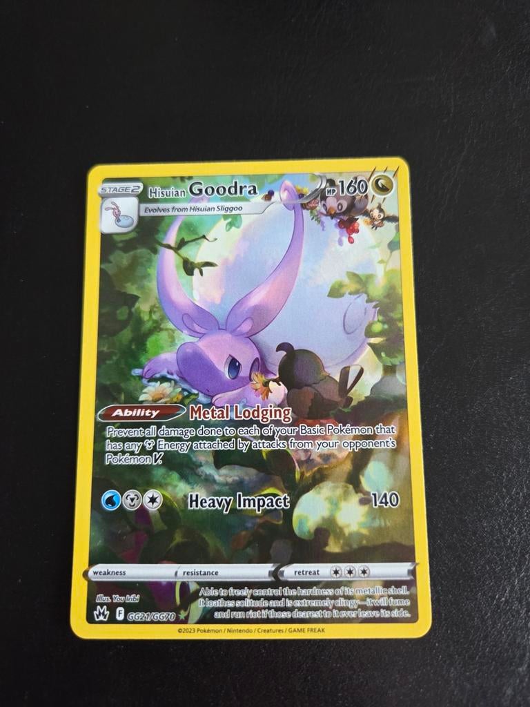 Hisuian Goodra Pokémon Kaart - Astral Radiance, Ophalen of Verzenden, Zo goed als nieuw, Losse kaart