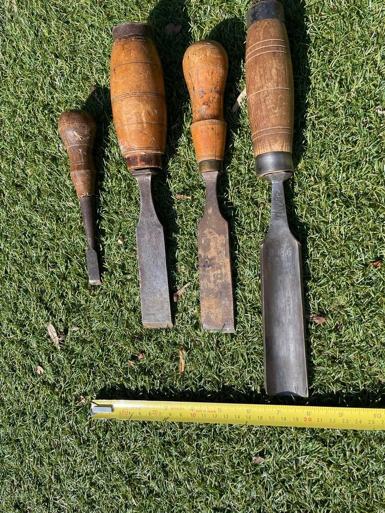 Oude beitels en guts, o.a. Nooitgedagt, Ophalen of Verzenden