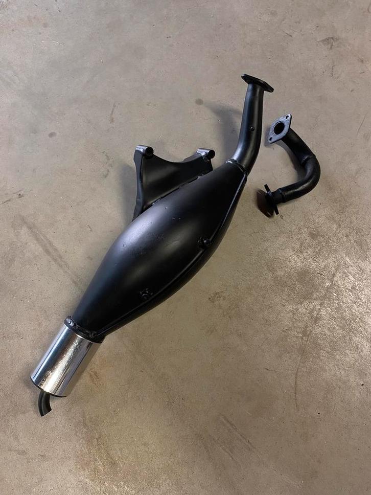 ESM Piaggio uitlaat, Fietsen en Brommers, Brommers | Tuning en Styling, Zo goed als nieuw, Ophalen