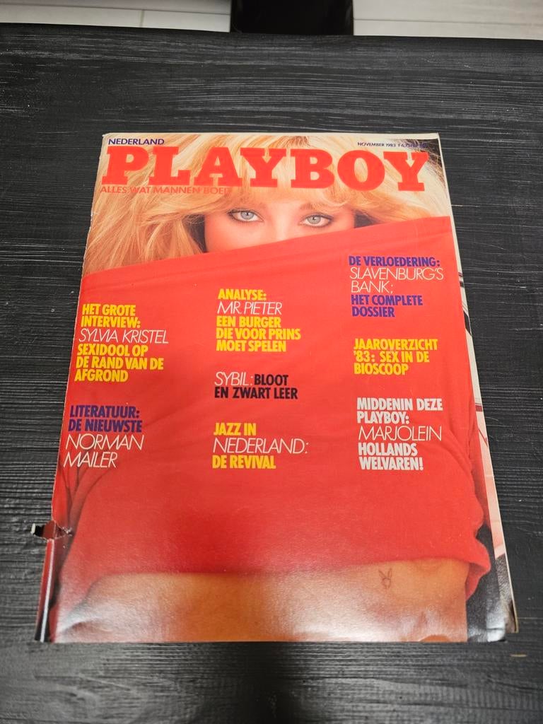Playboy Nederland November 1983 - Sylvia Kristel, Ophalen of Verzenden