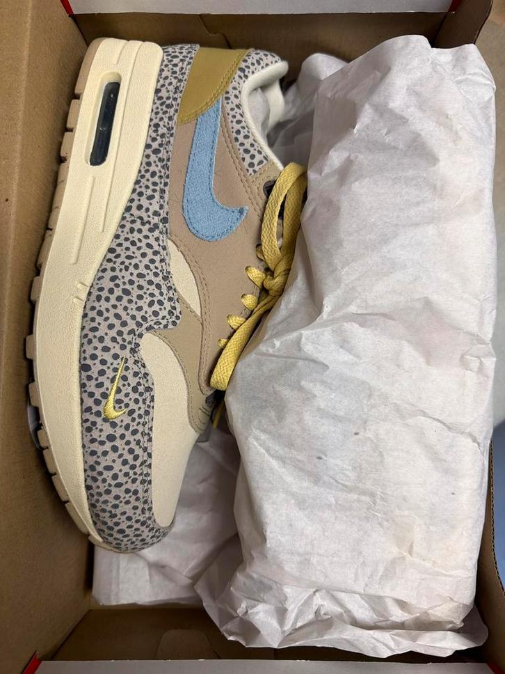 Nike Air Max 1 'Safari Cobblestone' - Nieuw, Kleding | Dames, Schoenen, Nieuw, Sneakers of Gympen, Beige, Ophalen of Verzenden
