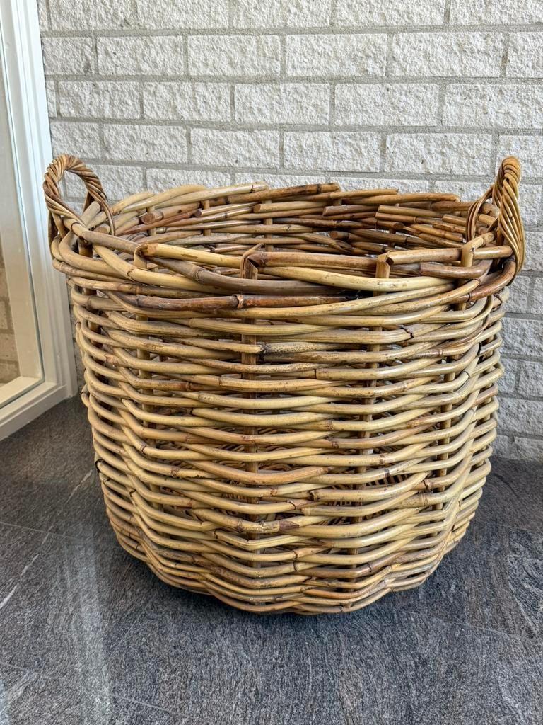 Plantenbak riet zware uitvoering als nieuw, Tuin en Terras, Bloembakken en Plantenbakken, Ophalen, Zo goed als nieuw, Rond, Minder dan 30 cm