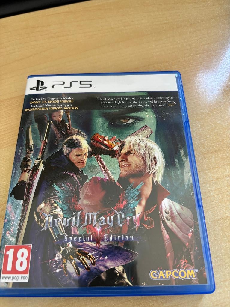 Devil May Cry 5 Special Edition PS5 - Nieuwstaat, Vanaf 18 jaar, 1 speler, Zo goed als nieuw, Ophalen
