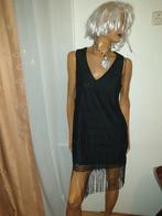 Zwart jurkje met franjes nieuwe van amisu maat 40, Maat 38/40 (M), Zwart, Nieuw, Ophalen of Verzenden