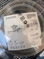 Ikea Annons pannenset - 3-delig, RVS, geschikt voor inductie, Gebruikt, Inductieplaat, Pannenset, Ophalen of Verzenden