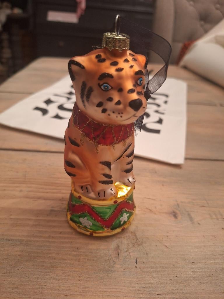 Tijger ornament Fred van leer Shoeby, Ophalen of Verzenden