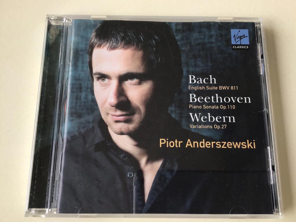 Bach / Beethoven/ Webern Piotr Anderszewski, Ophalen of Verzenden, Barok, Zo goed als nieuw, Orkest of Ballet