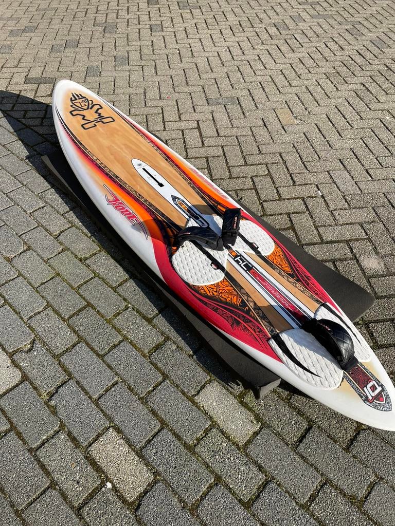 Starboard kode wood 74 single fin, Ophalen, Gebruikt, Minder dan 250 cm, Minder dan 5 m²
