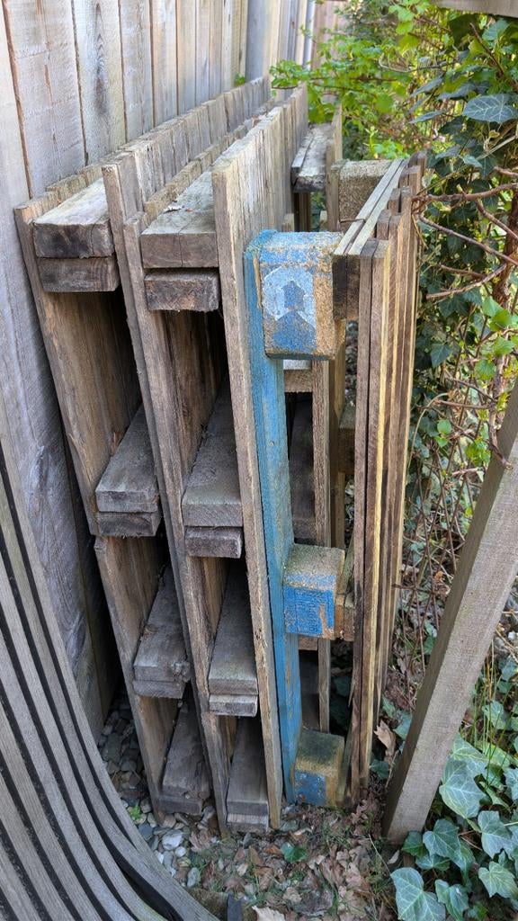 Pallets, Ophalen, Minder dan 3 meter, Hout, 1 tot 2 meter