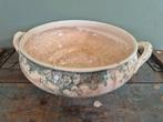 Franse beboterde terrine terre de fer, Antiek en Kunst, Antiek | Schalen, Ophalen of Verzenden