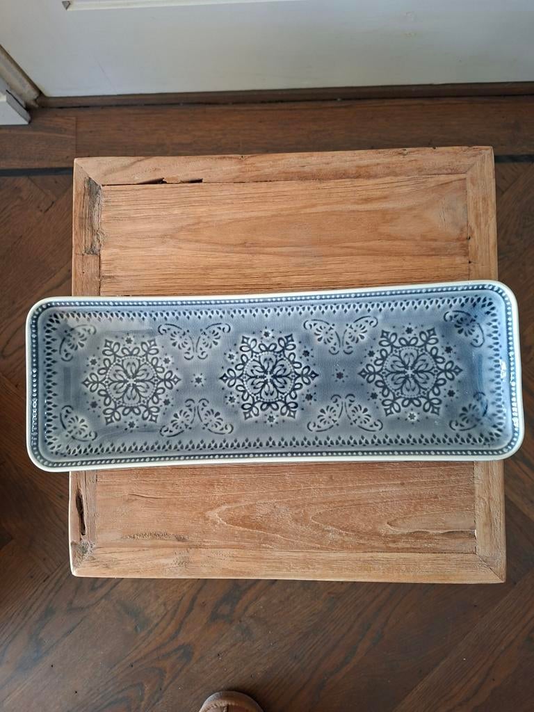 AH /CAKESCHAAL/GRIJS/SERVIES, Ophalen of Verzenden, Nieuw, Overige materialen, Overige stijlen