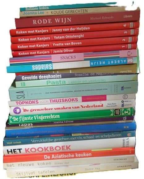 Kookboeken : Oosters, Italiaans, vis, ijslolly's en wijn., Hoofdgerechten, Ophalen of Verzenden, Diverse Auteurs, Italië