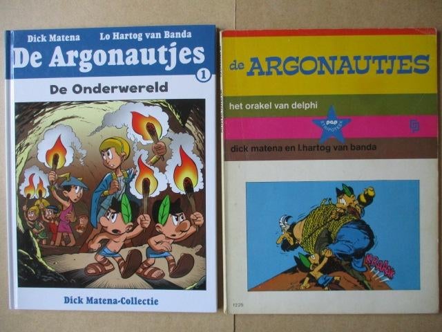 w0004 de argonautjes 5x, Boeken, Stripboeken, Meerdere stripboeken, Ophalen, Gelezen
