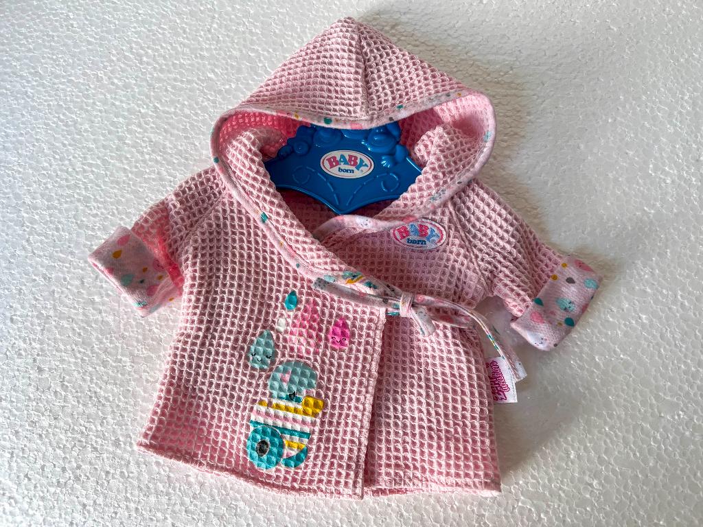 Baby born badjas, Ophalen of Verzenden, Zo goed als nieuw, Babypop