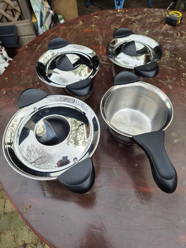 Pannenset BK, Ophalen, Pannenset, Zo goed als nieuw, Rvs