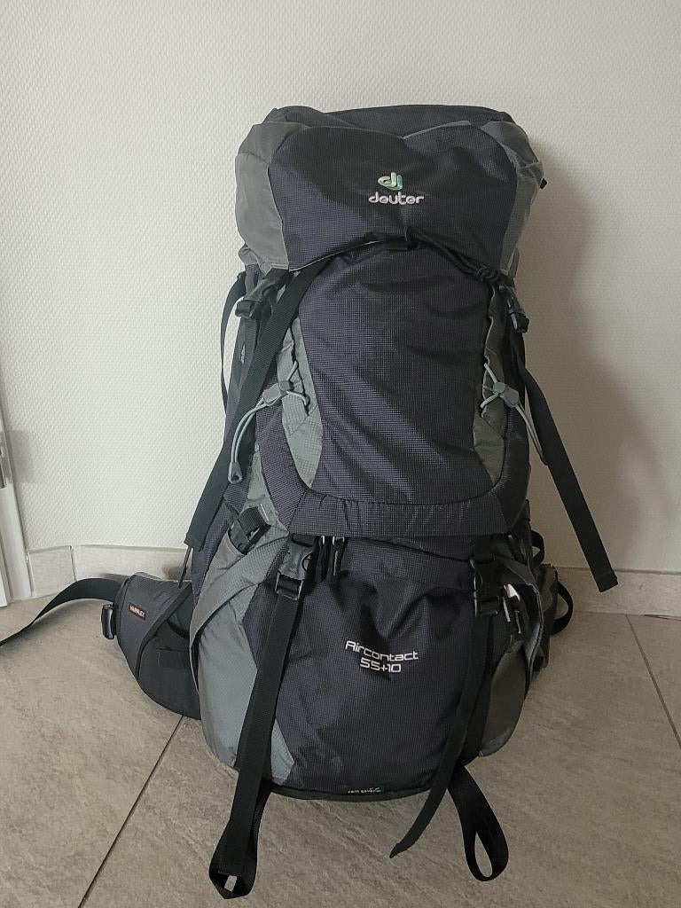 Deuter trekking rugzak Aircontact 55 + 10, incl. flightbag, Ophalen of Verzenden, Nieuw, Rugzak