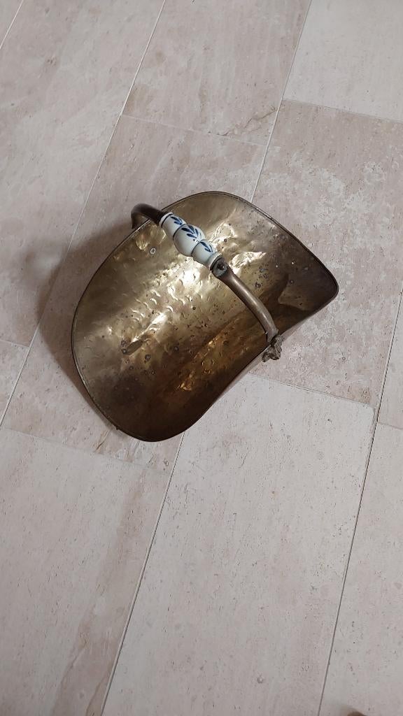 Lectuurbak krantenbak koper delftsblauw, Ophalen of Verzenden, Zo goed als nieuw