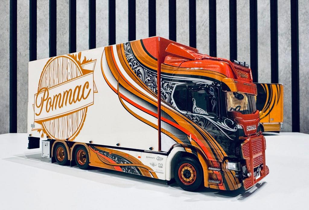 Ristimaa Pommac 2023 Tekno 1:50 (75115), Ophalen of Verzenden, Zo goed als nieuw, Bus of Vrachtwagen, Overige merken