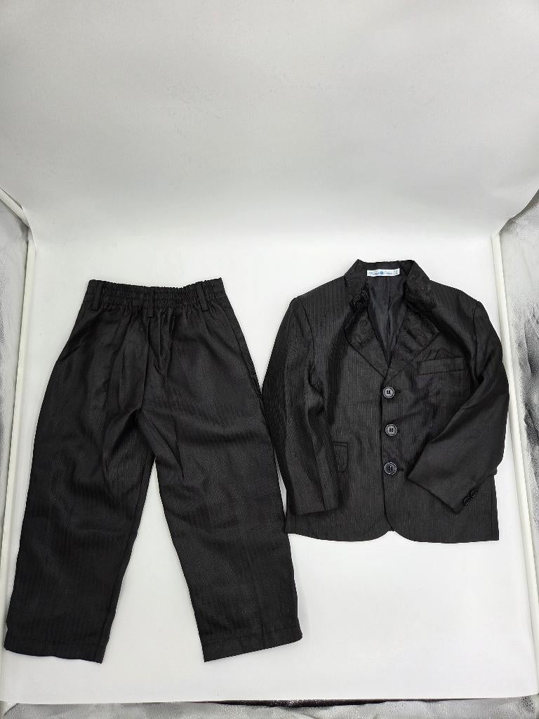 Kinder pak zwart | maat 86 | compleet setje, Ophalen of Verzenden, Zo goed als nieuw, Jongetje, Pakje